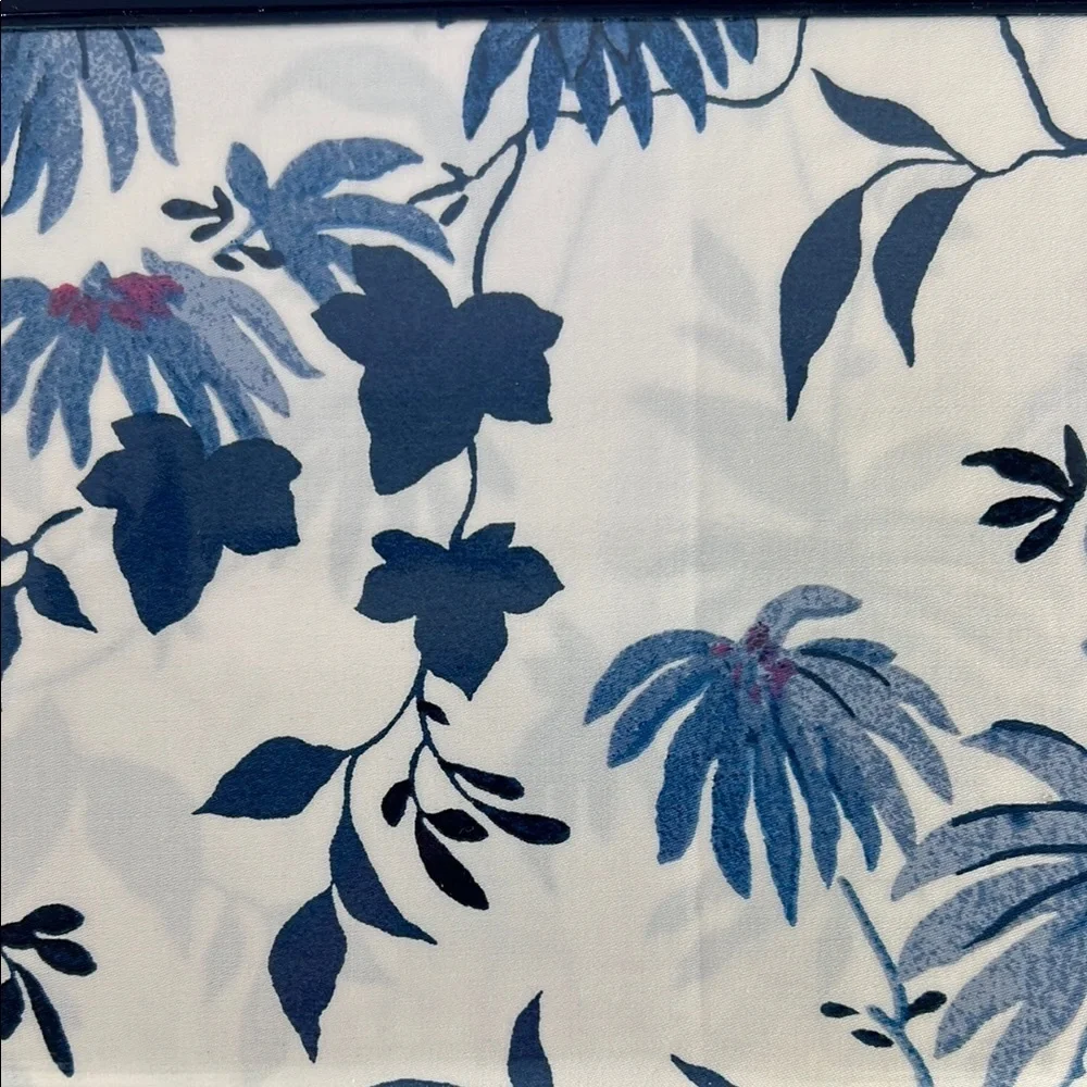 Ralph Lauren Adelaide King Duvet Cover Blue White Floral 108 x 96 NEW